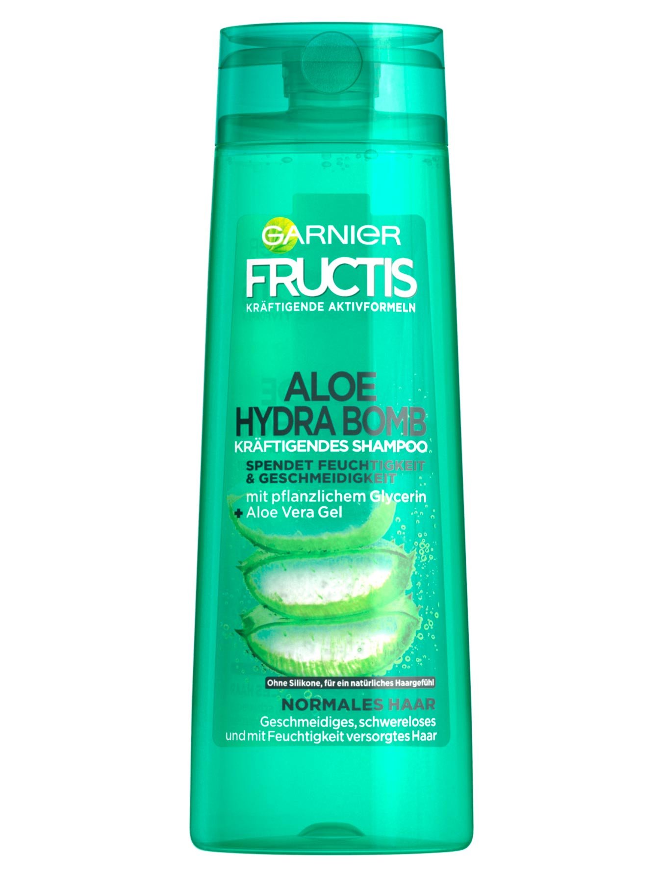 Kraeftigendes-Shampoo-Fructis-Aloe-Hydra-Bomb-300ml-Vorderseite-Garnier-Deutschland-gross